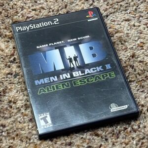Men in Black II Alien Escape Sony PlayStation 2 PS2 Game Infogrames SLUS-20373